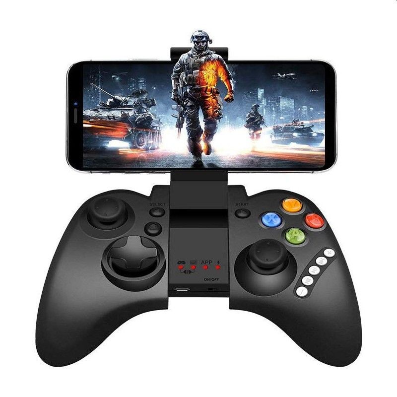 Gamepad Bluetooth, Android, iOS, stand smartphone 3.2-6 inch, butoane multimedia, iPega - imagine 15